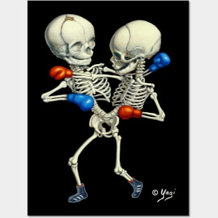 Boxing Twins Posters and Art